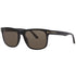 Tom Ford Stephenson Brown Polarized Lens Shiny Black Sunglasses One Size